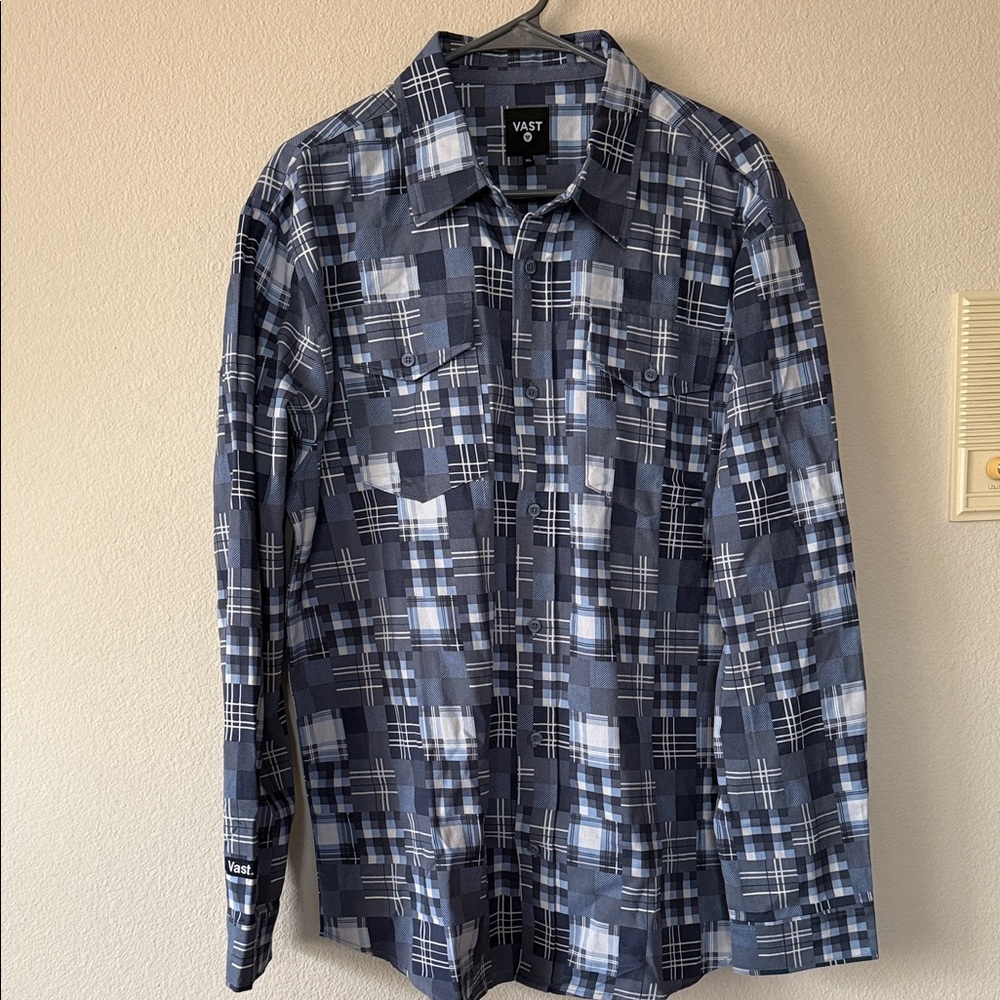 Vast Blue Plaid Shirt